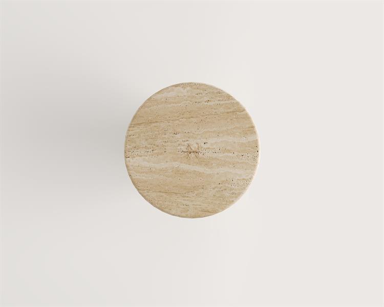 Lori-Travertine Side Table