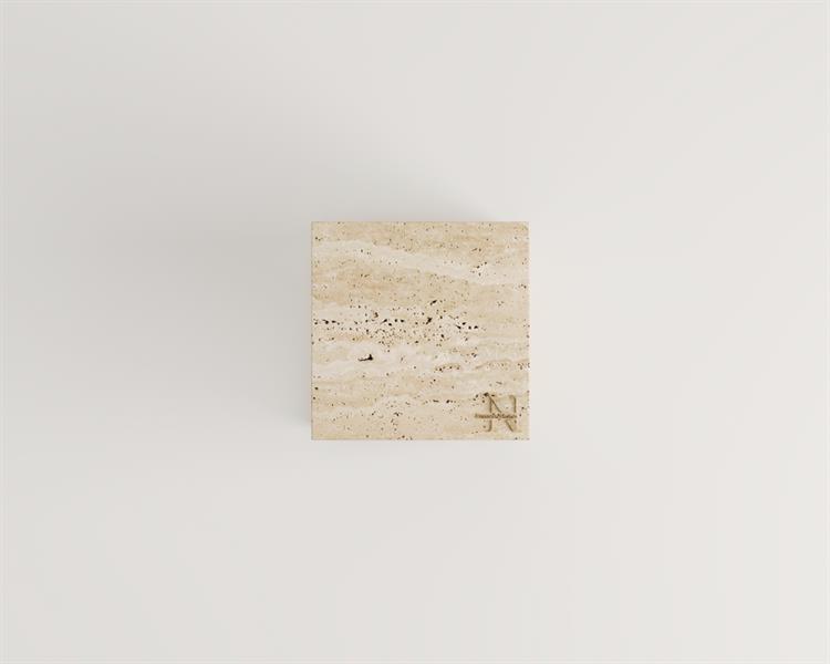 Lush-Travertine Side Table