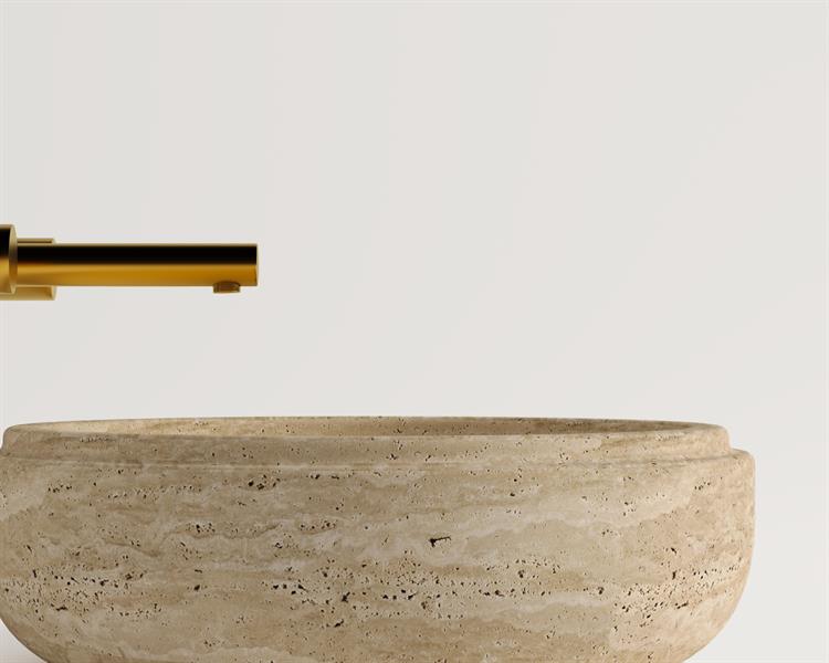 Minoa - Travertin Waschbecken