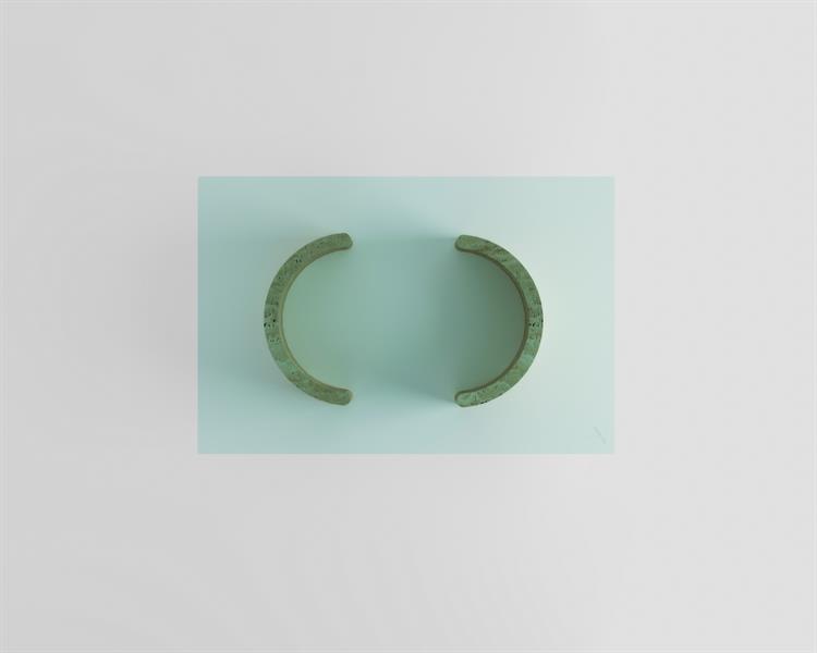 Nicole-Travertine coffee table