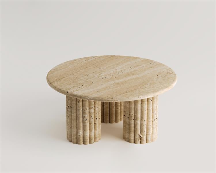 Nomi-Travertine coffee table