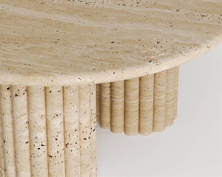 Nomi-Travertine coffee table