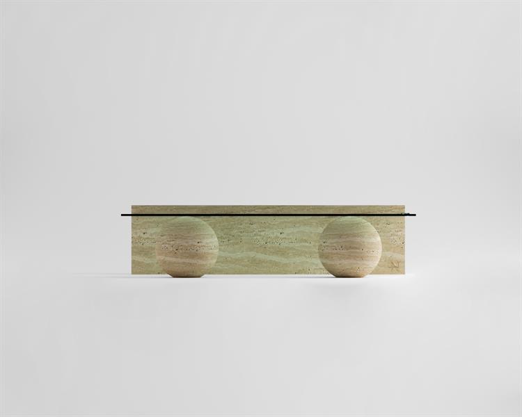Oslo -Travertine coffee table