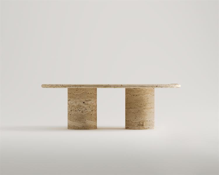 Paula-Travertine coffee table