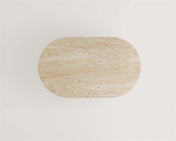 Paula-Travertine coffee table