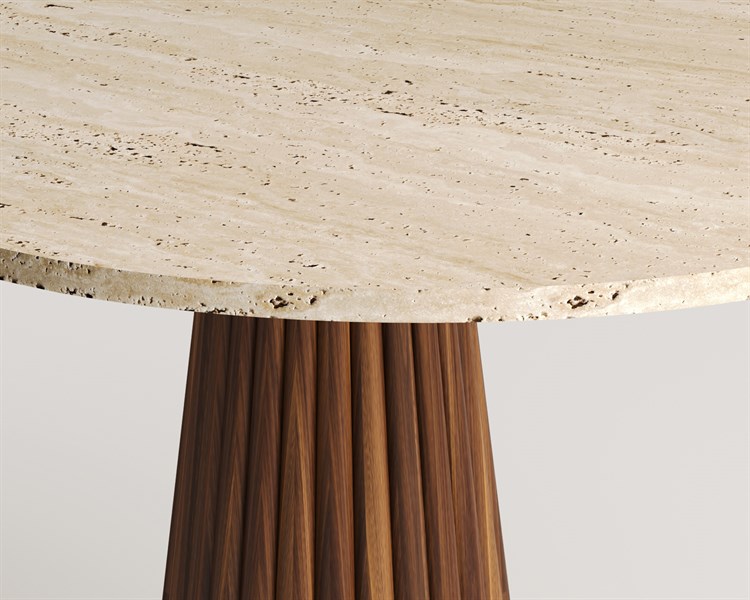 Ricardo-Traverten Yemek Masası