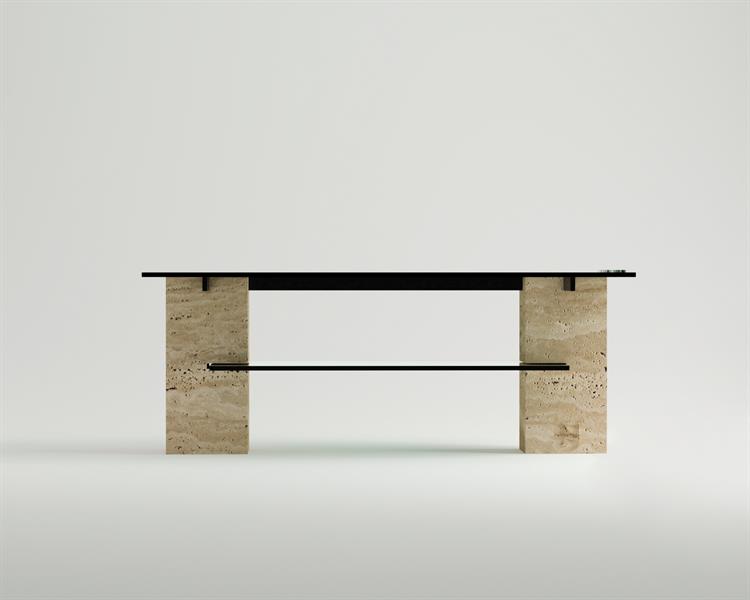 Richard-Travertine coffee table