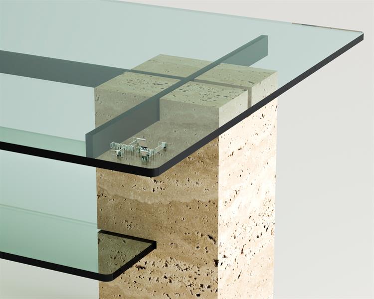 Richard-Travertine coffee table