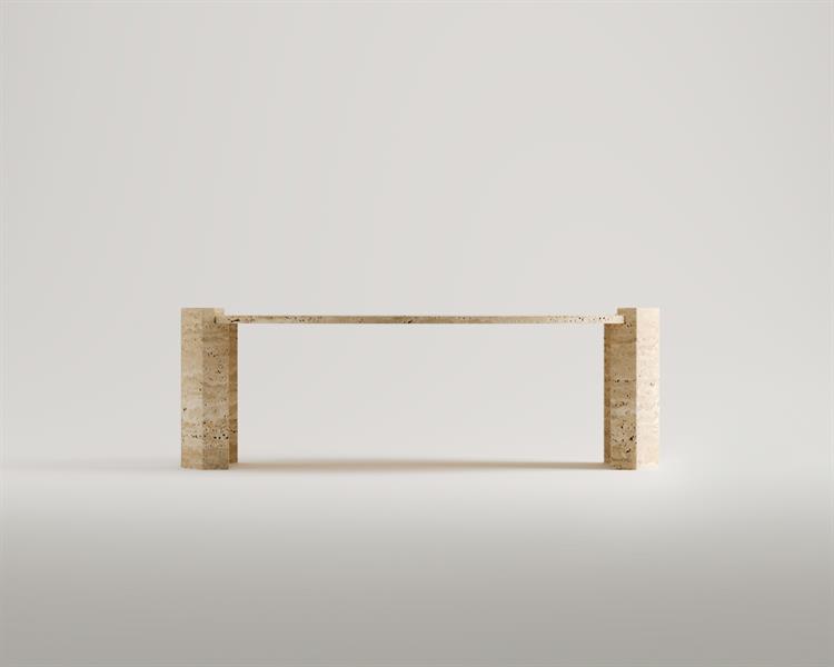 Rosa-Travertine coffee table