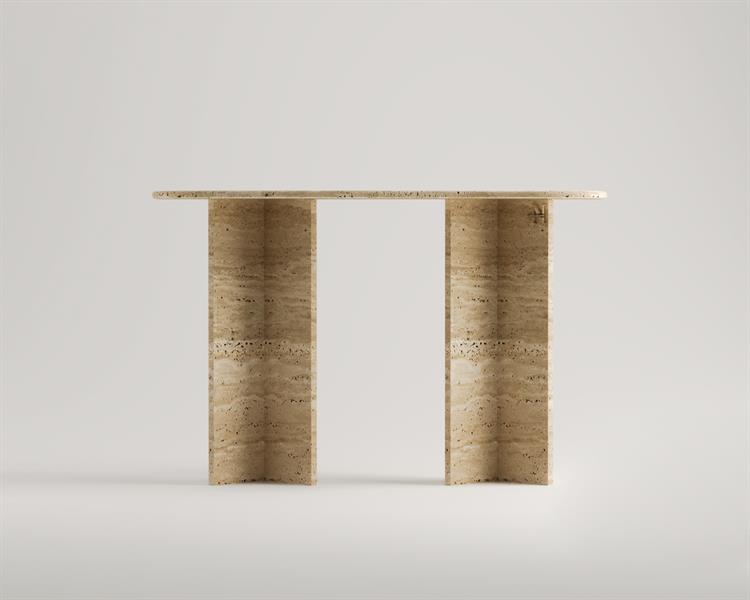 Rose-Travertin Kommode