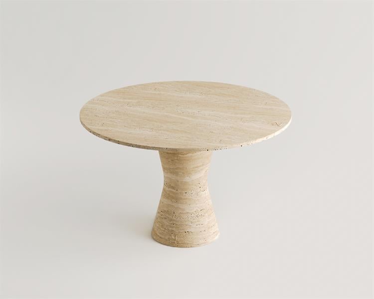 Selenit-Traverten Yemek Masası