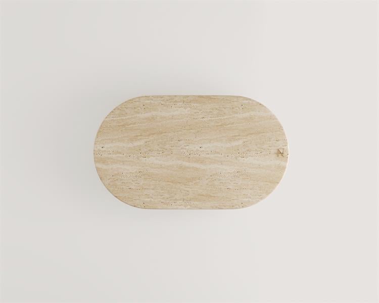 Tivya-Travertine coffee table