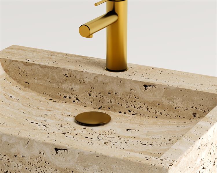 Tori - Travertin-Waschtisch