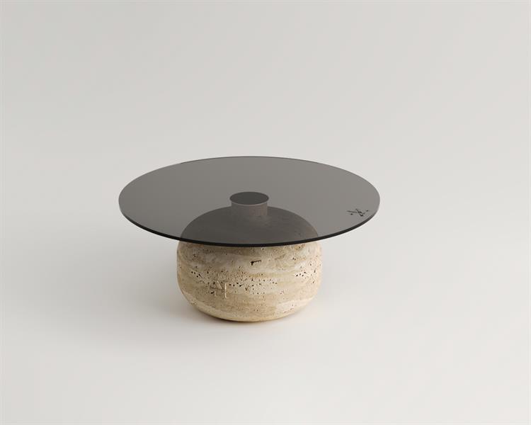 Valentina-Smoked Glass Center Coffee Table