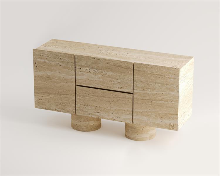 Vazia - Konsole aus Travertin