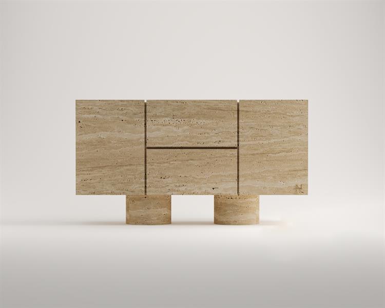 Vazia - Konsole aus Travertin