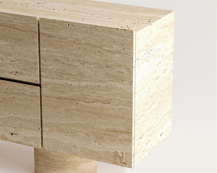 Vazia - Konsole aus Travertin