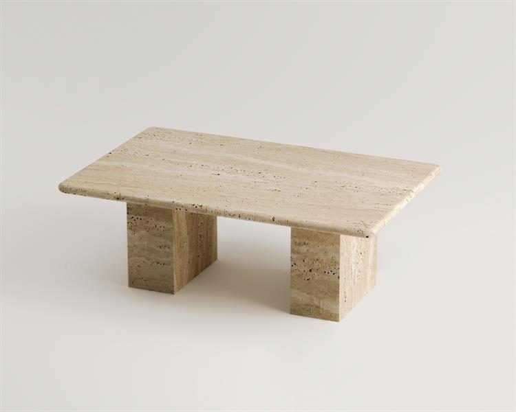 Venüs -Travertine coffee table