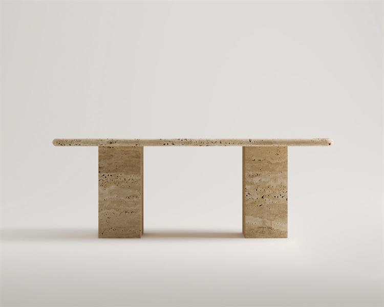 Venüs -Travertine coffee table