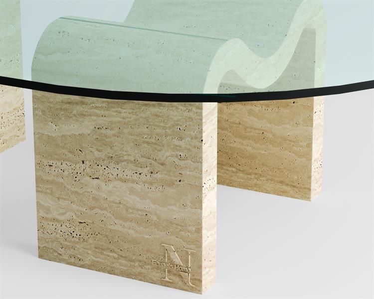 Vivas -Travertine coffee table