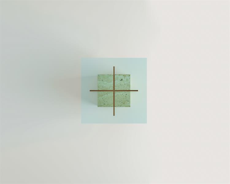 Xana-Travertine Side Table