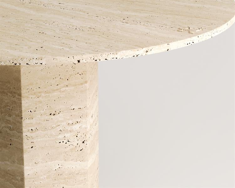 Xia - Traverten Yemek Masası