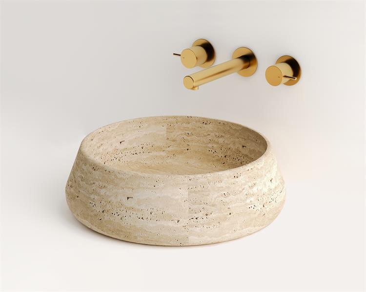 Yoruna - Travertin-Waschtisch