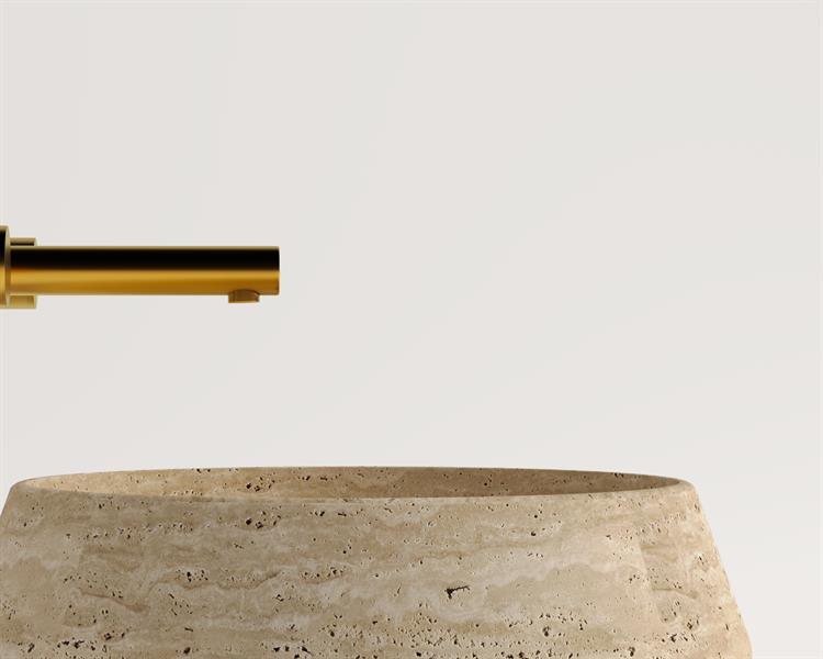 Yoruna - Travertin-Waschtisch