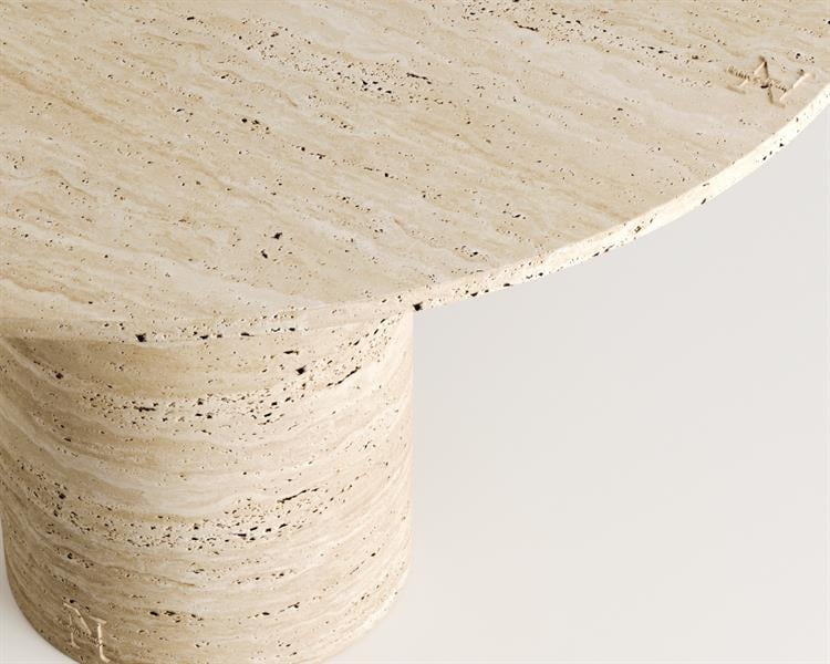 Zack - Traverten Yemek Masası