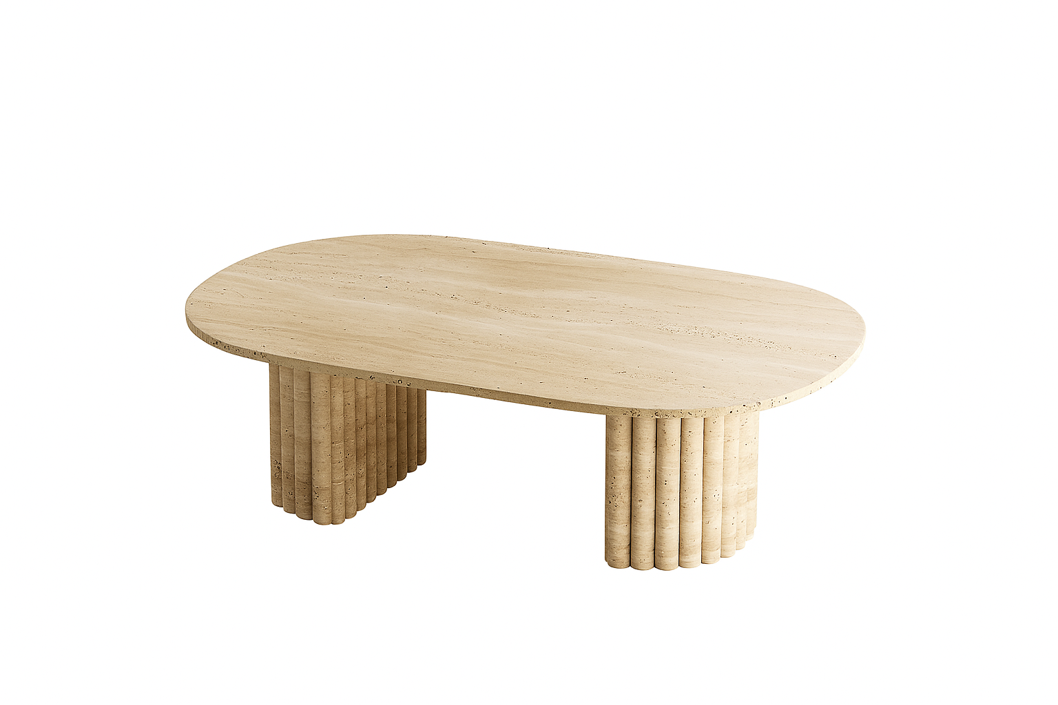 Modern Görünümlü Traverten Orta Sehpalar