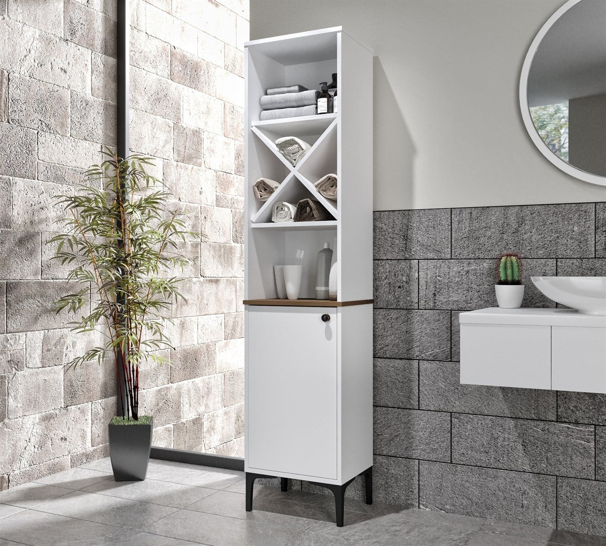 LONDON ÇOK AMAÇLI DOLAP(%100MDF)