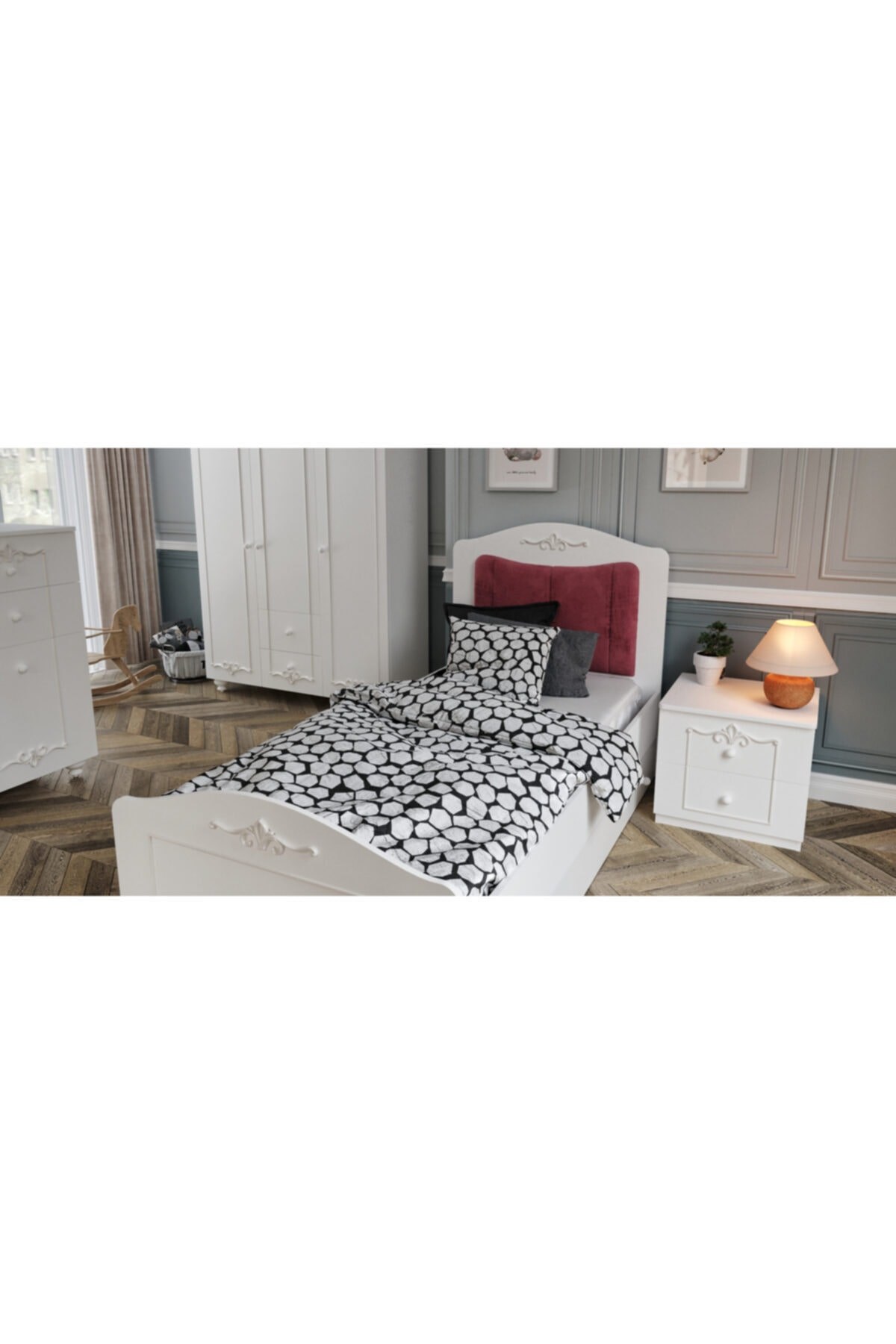 Romantik Komodin (%100MDF)