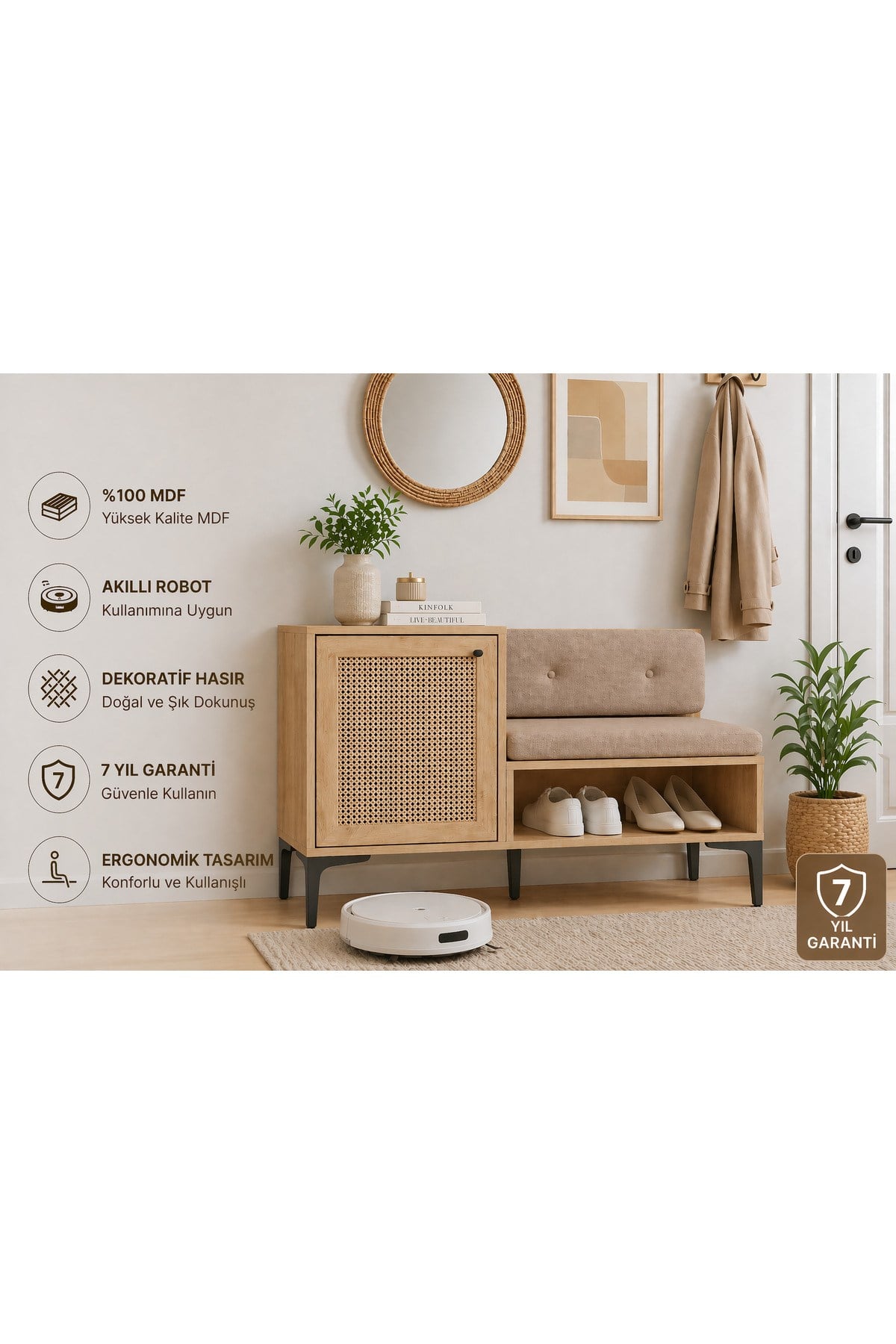 Trio Ayakkabılık(%100MDF)