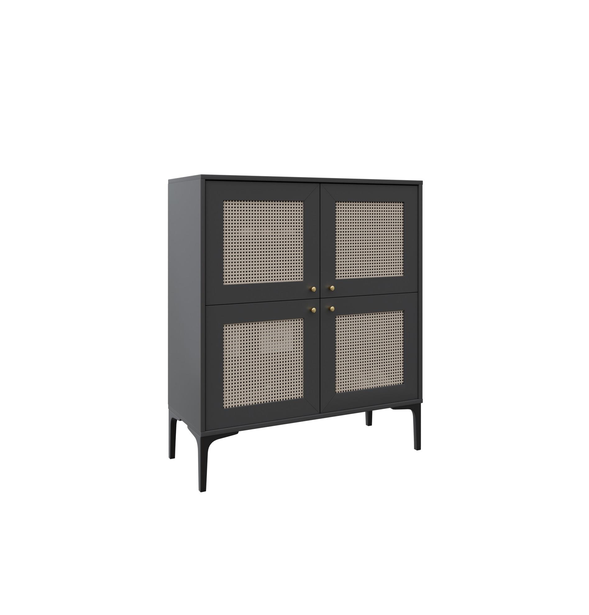 TRİO BLACK KARE KONSOL