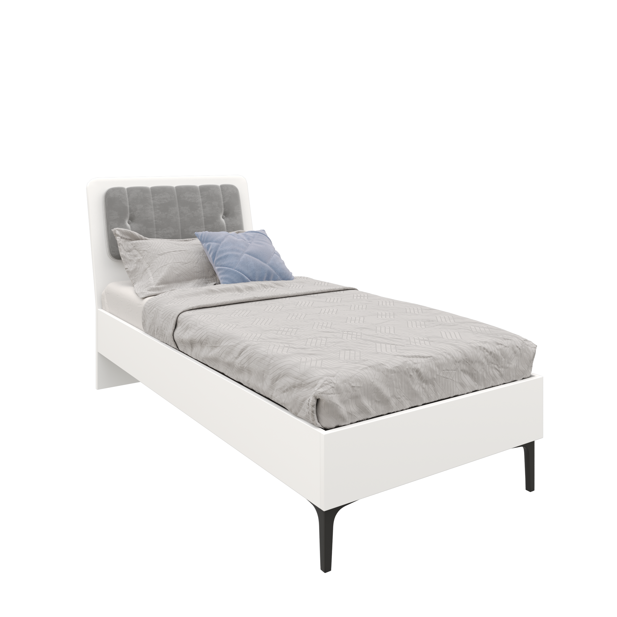 TRİO KARYOLA 100X200 BEYAZ (%100MDF)