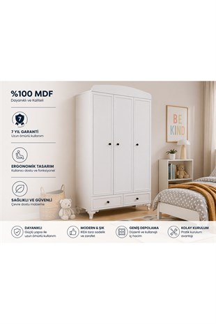 Selena Avangart Dolap (%100MDF)