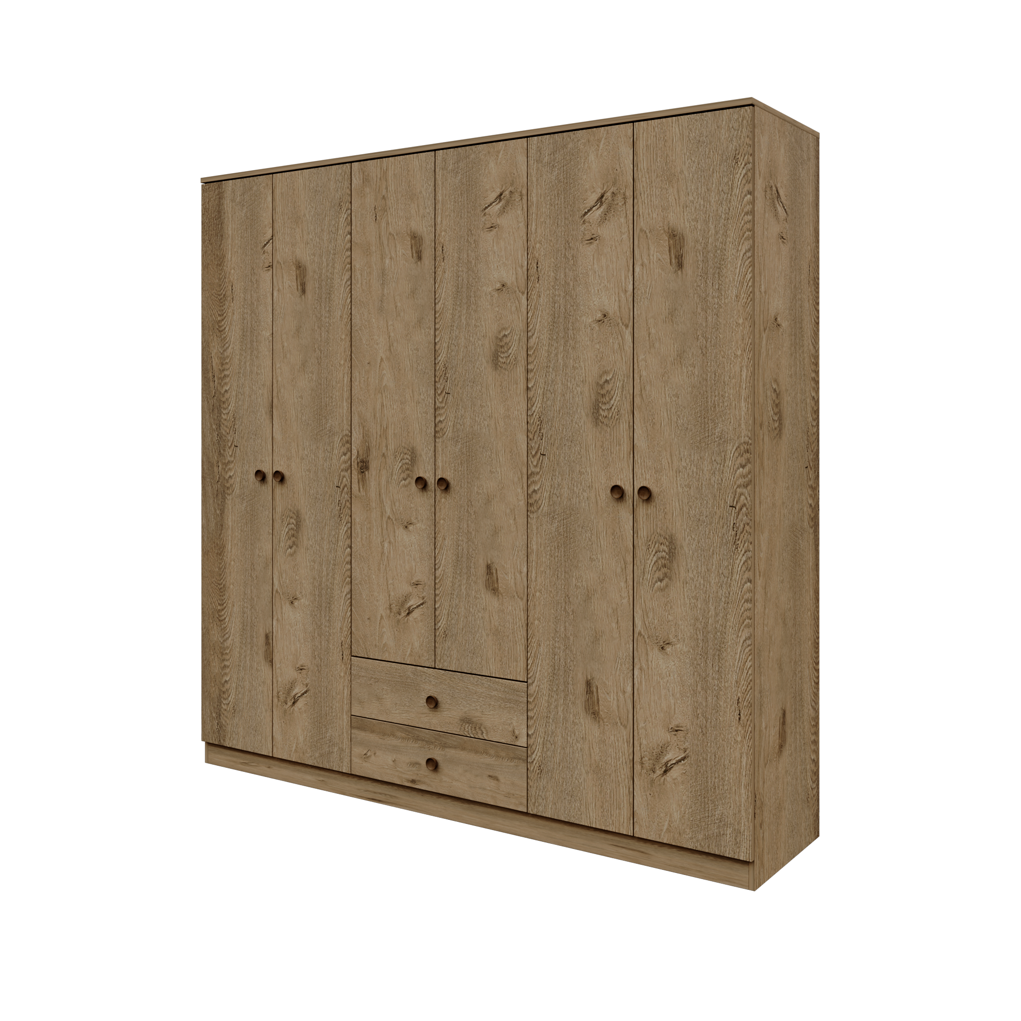 DİAMONT 6 KAPAKLI DOLAP(%100MDF)