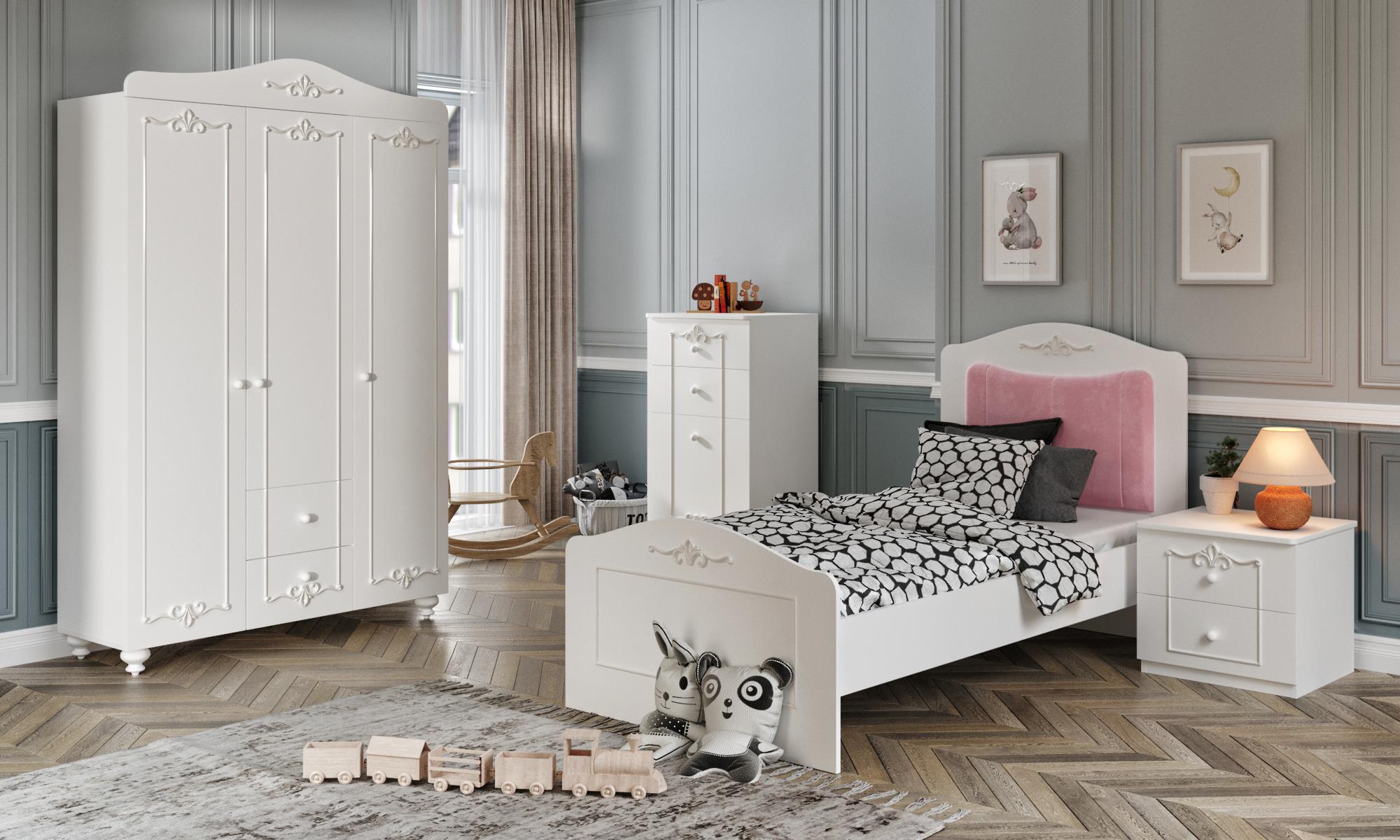 ROMANTİC KARYOLA(90X190)%100MDF
