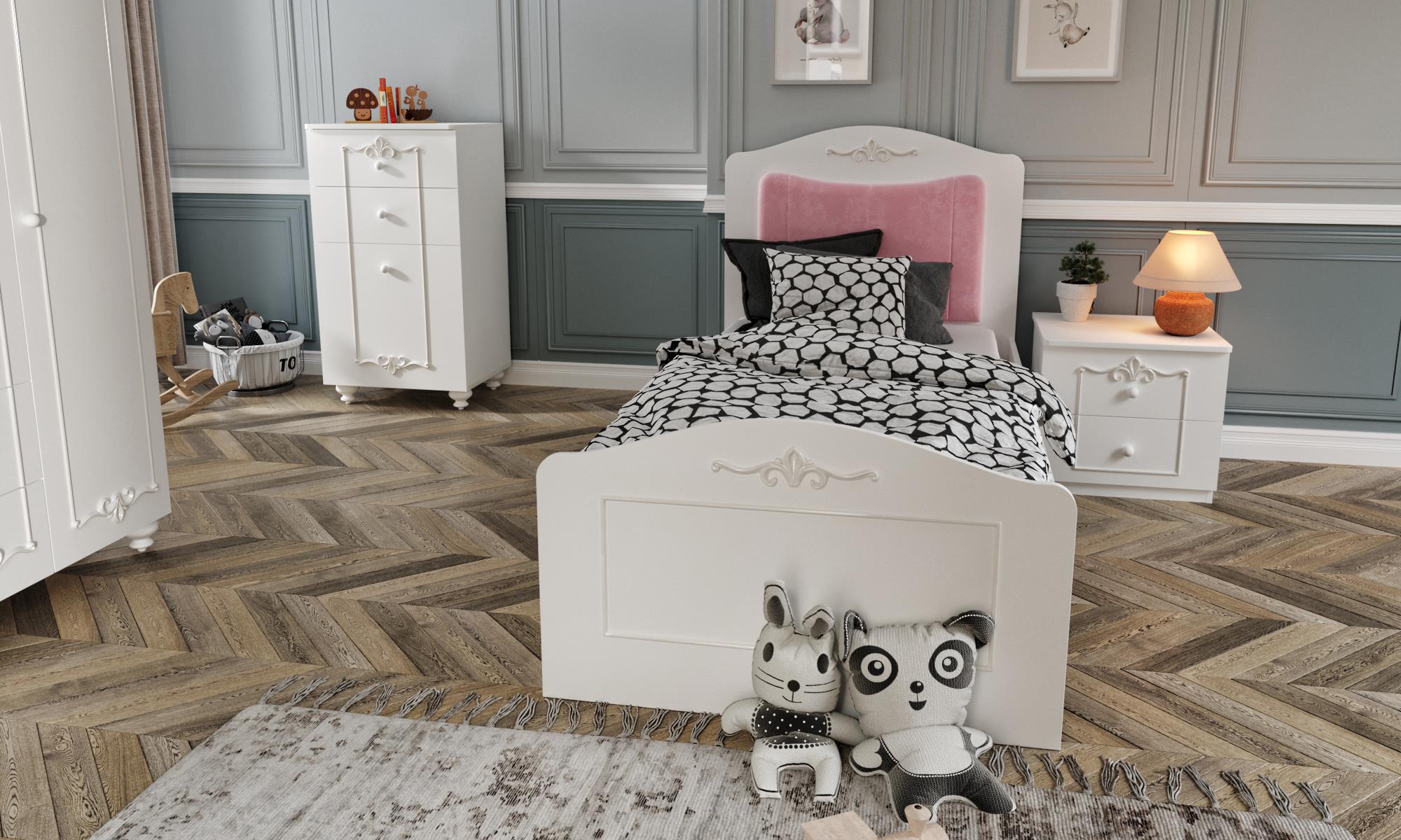 ROMANTİC KOMODİN(%100MDF)