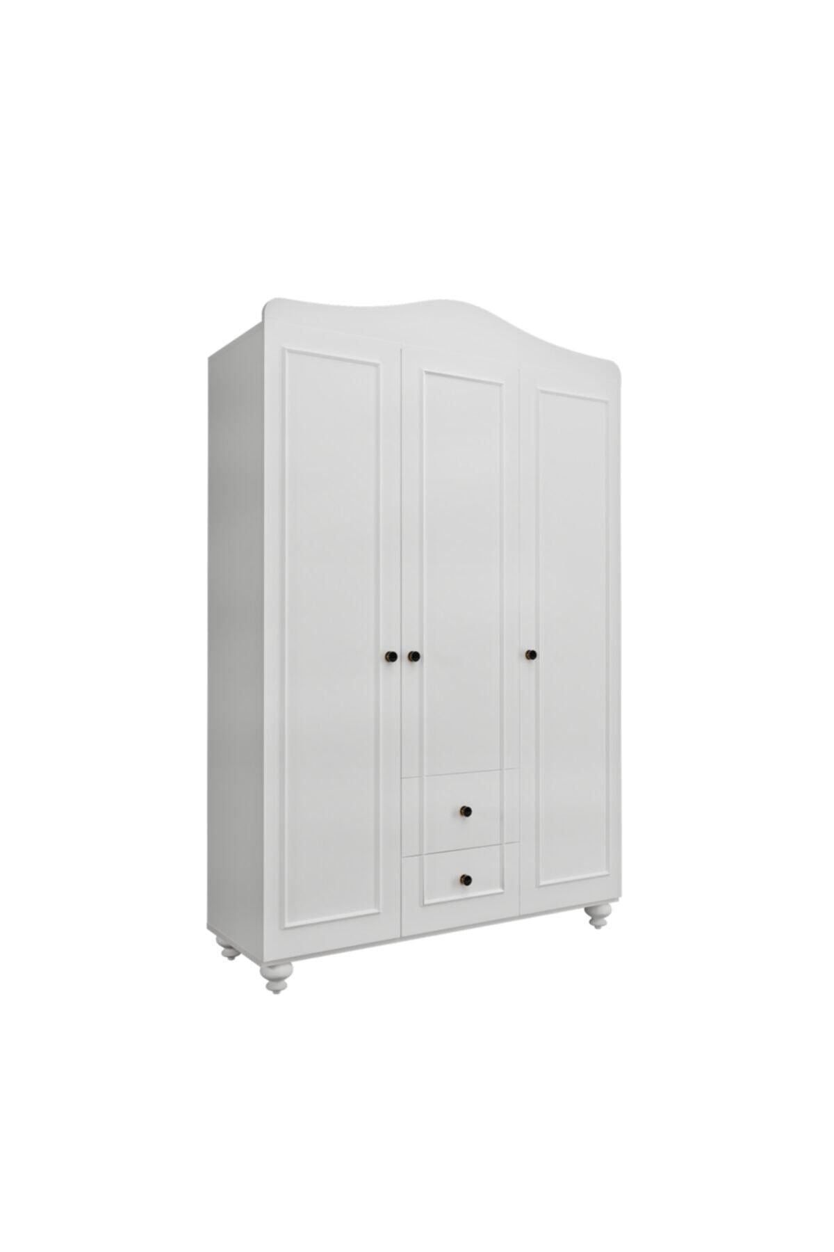 Sandy 3 Kapaklı, 2 Çekmeceli Dolap/gardırop (%100MDF)