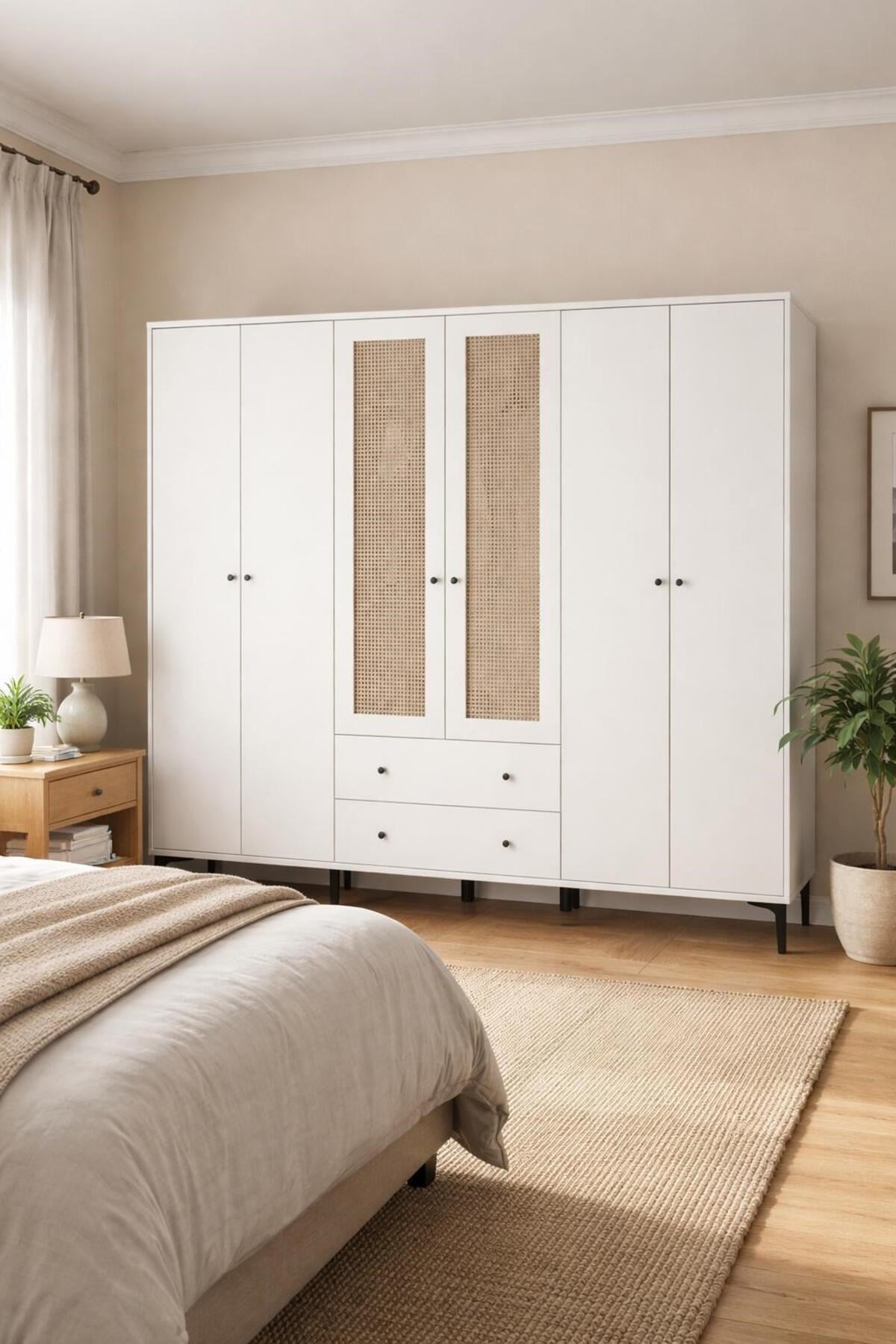 Trio 6 Kapaklı Dolap(%100MDF)