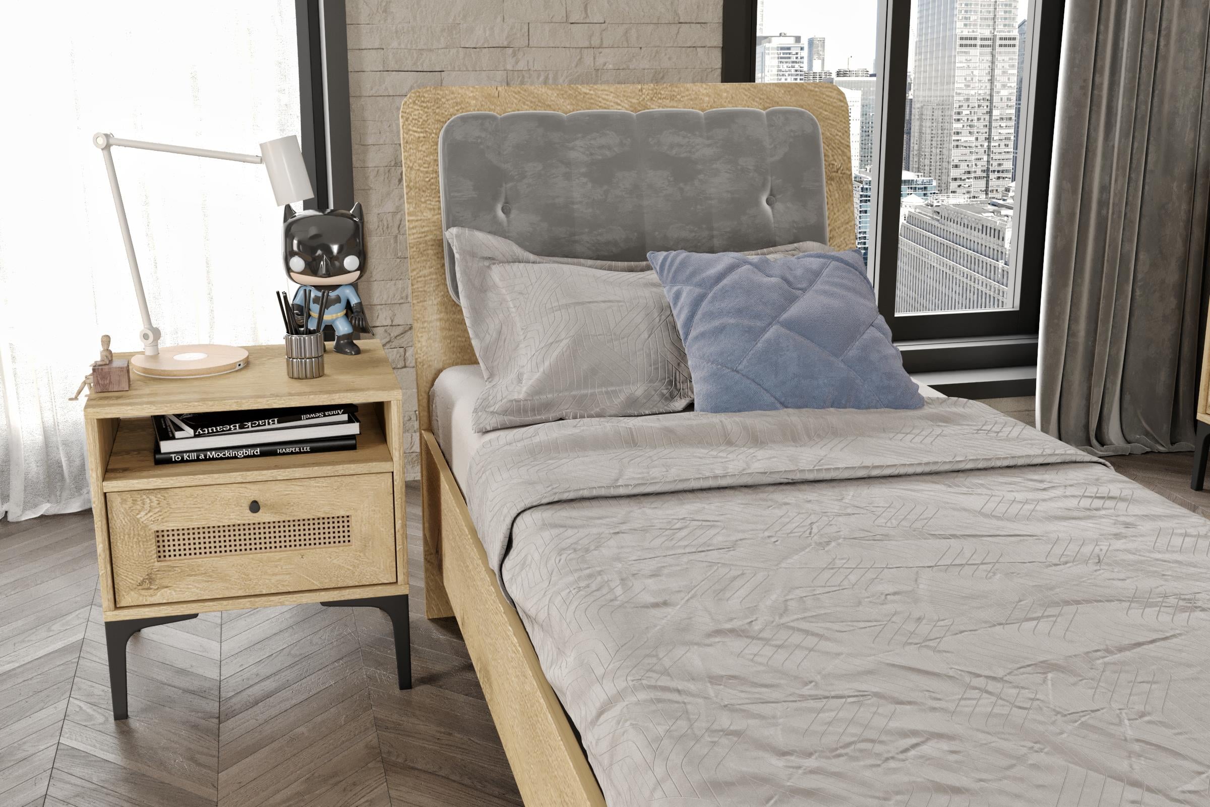 TRİO KOMODİN (%100MDF)