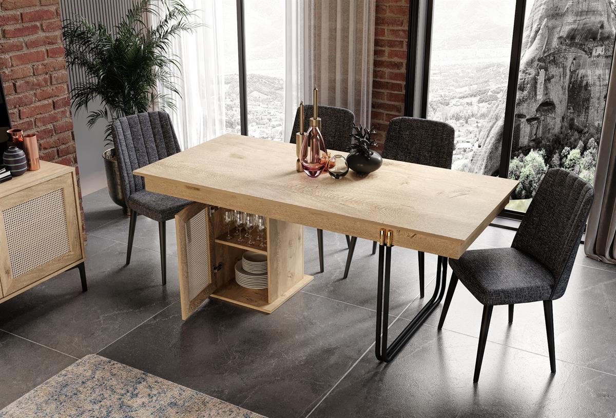 TRİO WOOD YEMEK MASASI