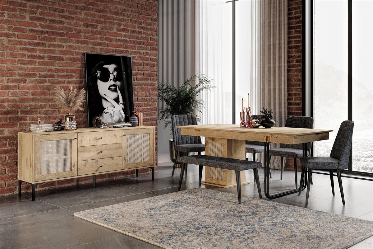 TRİO WOOD YEMEK ODASI