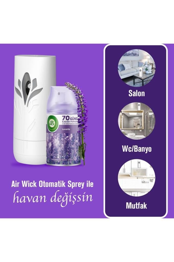 Air Wick Oda Kokusu Freshmatic Lavanta Kit Makine + Yedek