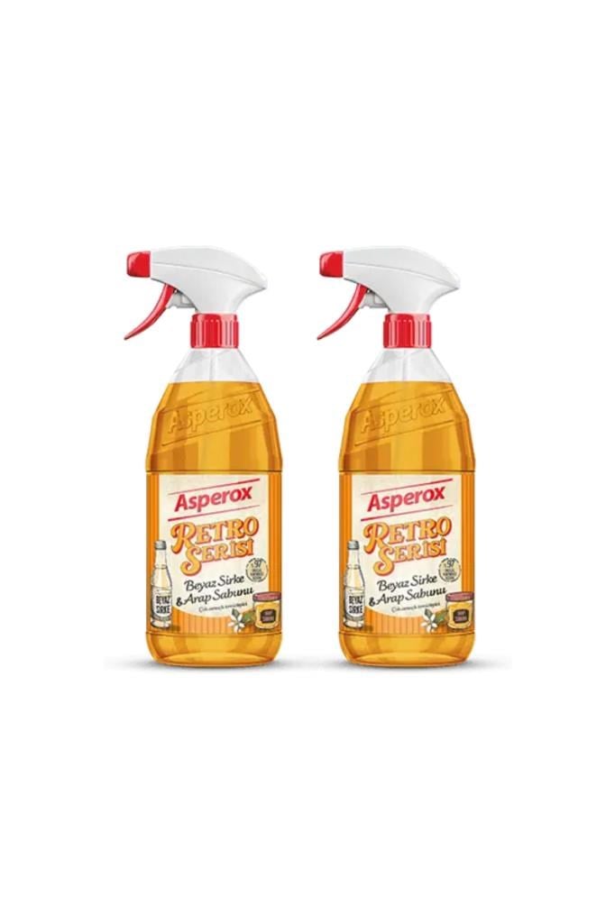ASPEROX RETRO SERİSİ BEYAZ SİRKE& ARAP SABUNU 1000ML (2 ADET)
