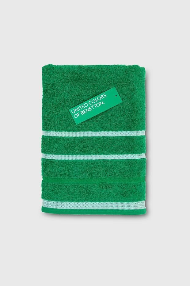 Benetton Home Banyo Havlu El Yüz Vücut Yeşil %100 Pamuk 3 Lü Set 70x140 cm 50x90 cm 30x50 cm