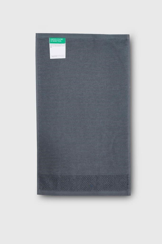 Benetton Home Banyo Havlu El Yüz Vücut Koyu Gri %100 Pamuk 3 Lü Set 70x140 cm 50x90 cm 30x50 cm