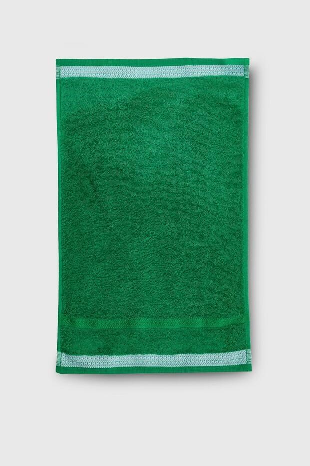 Benetton Home Banyo Havlu El Yüz Vücut Yeşil %100 Pamuk 3 Lü Set 70x140 cm 50x90 cm 30x50 cm