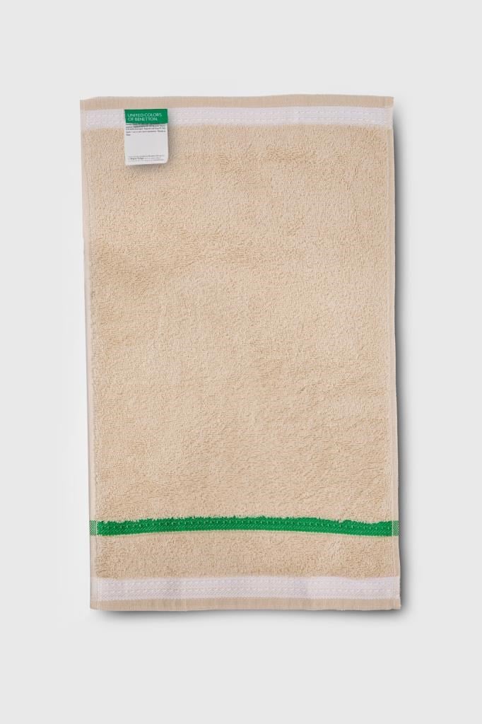 Benetton Home Banyo Havlu El Yüz Vücut Bej %100 Pamuk 3 Lü Set 70x140 cm 50x90 cm 30x50 cm